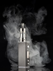 electronic cigarette over a dark background